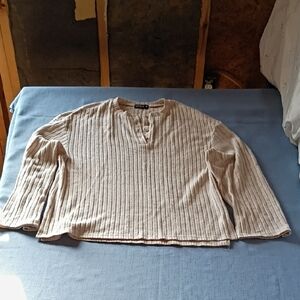 LoveBug Boutique Beige Ribbed Knit